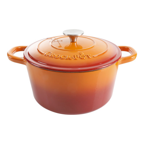 CrockPot Artisan Enameled Cast Iron Round Dutch Oven & Reviews Wayfair
